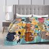 Anime Axel Blaze Inazuma Eleven Blankets Quality Warm  Throw Blanket Winter Child Outdoor Fashion Bedspread