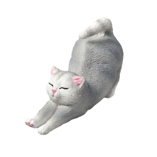 Мини-фигурки кошек Милые статуэтки кошек из смолы Маленькие скульптуры котят для помещений