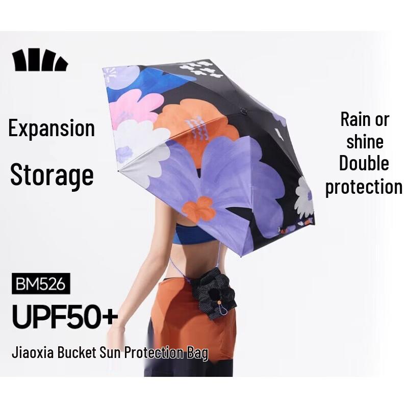 Beneunder UV Protection 5-Fold Automatic Sun Rain Umbrella