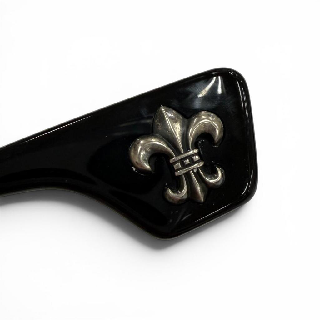 Очень хорошие СОЛНЕЧНЫЕ ОЧКИ CHROME HEARTS MORNING WOOD II черные 925 Б/У