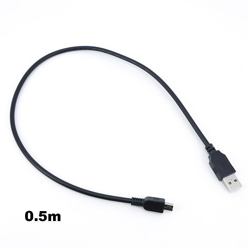 0.3-5M Мини B 5-контактный USB штекер удлинительный кабель к USB штекер T-порт 5-контактный Быстрая передача данных зарядное устройство для плеера автомобильного видеорегистратора GPS цифровой камеры HDD