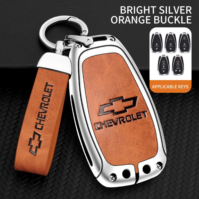 AABHO1 Alloy Car Remote Key Case Cover Shell For Chevrolet Chevy Malibu Camaro Cruze Traverse Spark Equinox Sonic Volt Bolt Accessories