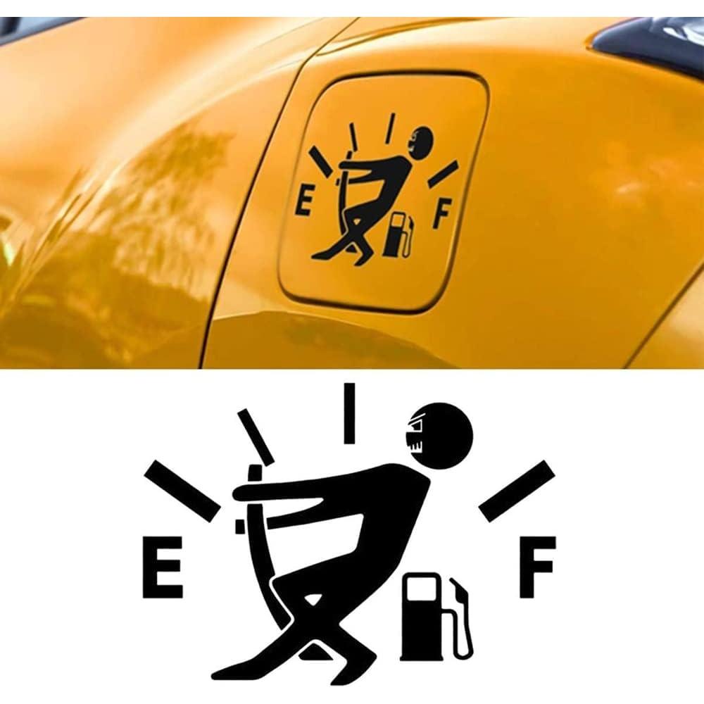 Смешная наклейка на автомобиль, наклейка с пустым указателем уровня топлива, водонепроницаемый винил для автомобиля, грузовика, мотоцикла, внедорожника — уникальная идея для подарка!