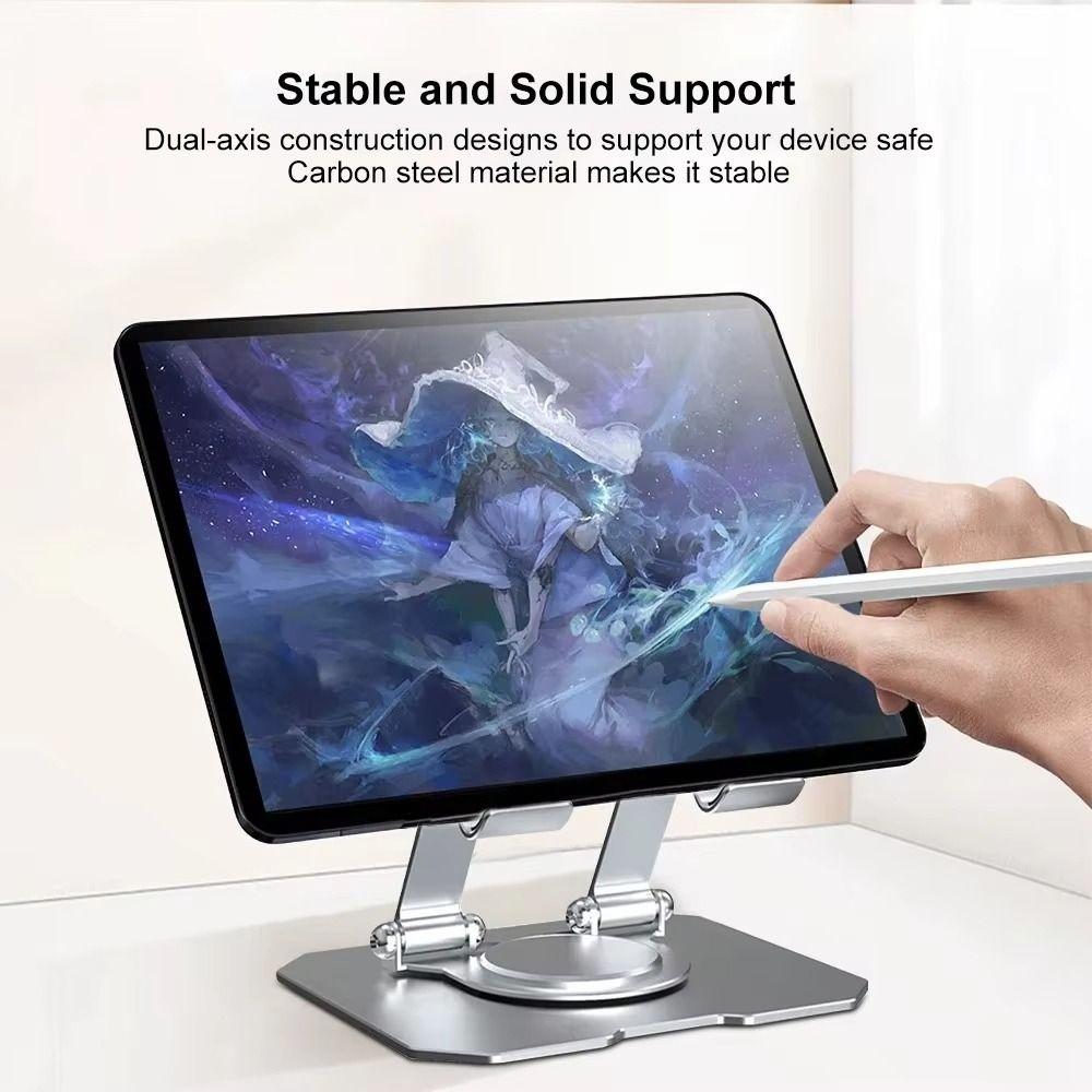 Adjustable Phone Desk Bracket Laptop Stand for 4.7-12 Inch for Ipad Pro/Air/Min Laptop Tablet