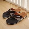 Летние мужские тапочки, домашние повседневные шлепанцы, пляжные тапочки с перемычкой, дышащая мужская обувь, домашние тапочки, дышащие мужские шлепанцы