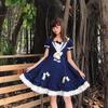 LOLITA Sailor-Style Summer Navy Princess Dress