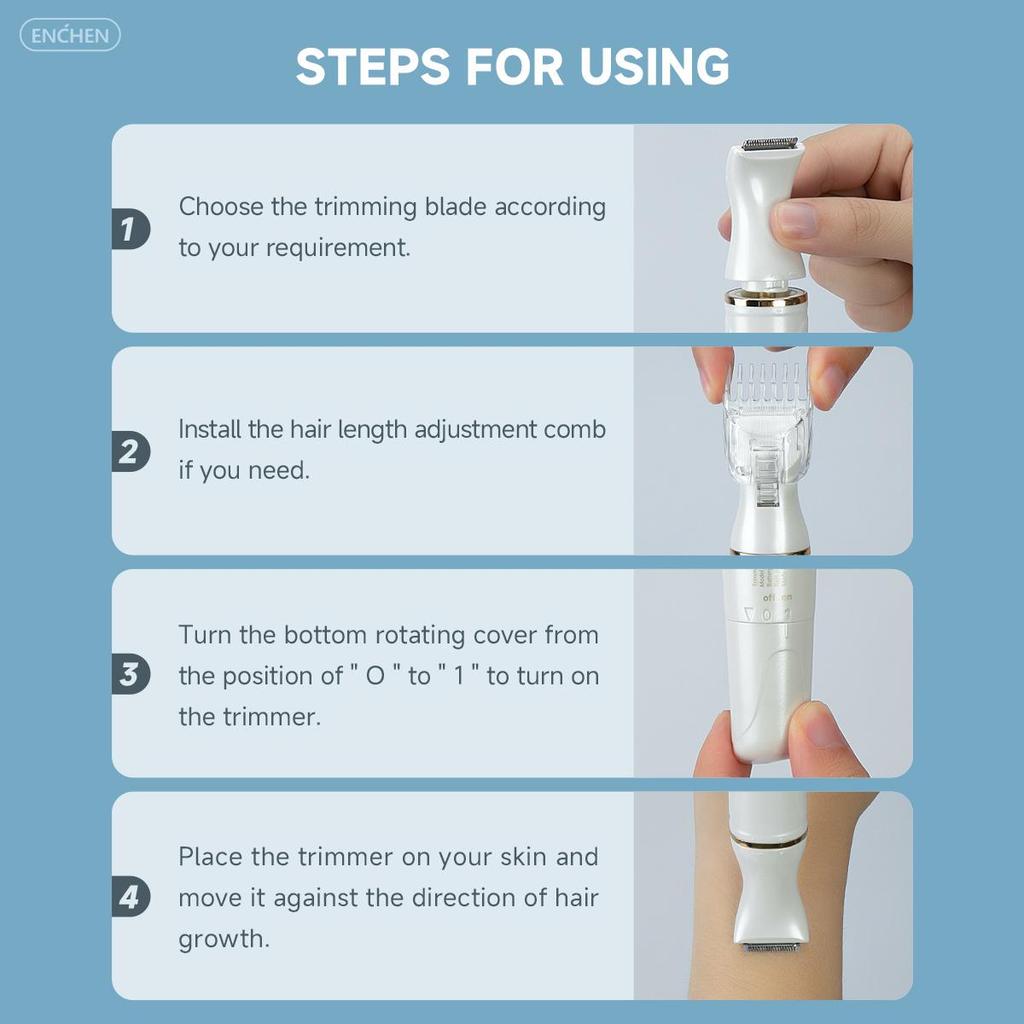 Xiaomi ENCHEN Mocha D Многофункциональный триммер для тела и волос Депилятор для лица Инструмент для депиляции