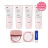 ARTDELI Tone-up Sunscreen 50ml x4 + Chosungah Beauty Whitening Cushion + Refill + Vaseline Lip Balm