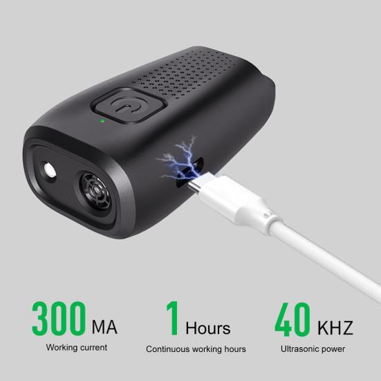 Устройство против лая, ультразвуковой отпугиватель лая собак со светодиодной подсветкой, 3 в 1, ручной тренажер для щенков, контроль лая, отпугиватель собак