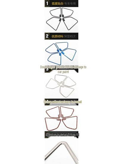 Bestune X40 Накладка на динамик из нержавеющей стали Яркое кольцо Наклейка на дверь