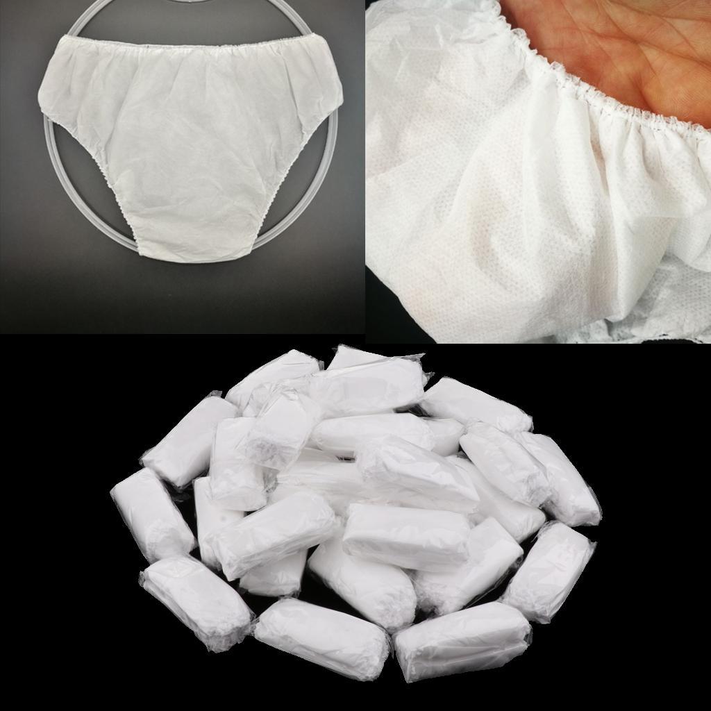 30/pack Non-woven Disposable for Women - Extra / Travel Panties & Incontinence Elastic Waistband