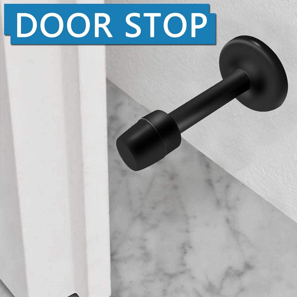 2 Pcs Stainless Steel Door Shield Handle Buffer Stopper Protective Protector Accessory Magnetic