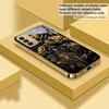 Блеск, как драгоценный камень, Для Samsung A 01 52S A04 A05S A10 A12 A13 22 23 24 36 42 M02 Note 10 20Ultra 8 9 Золотой стеклянный чехол для телефона
