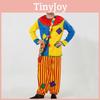 Premium Quality Unisex Masquerade Costume For Circus Clown Party Events