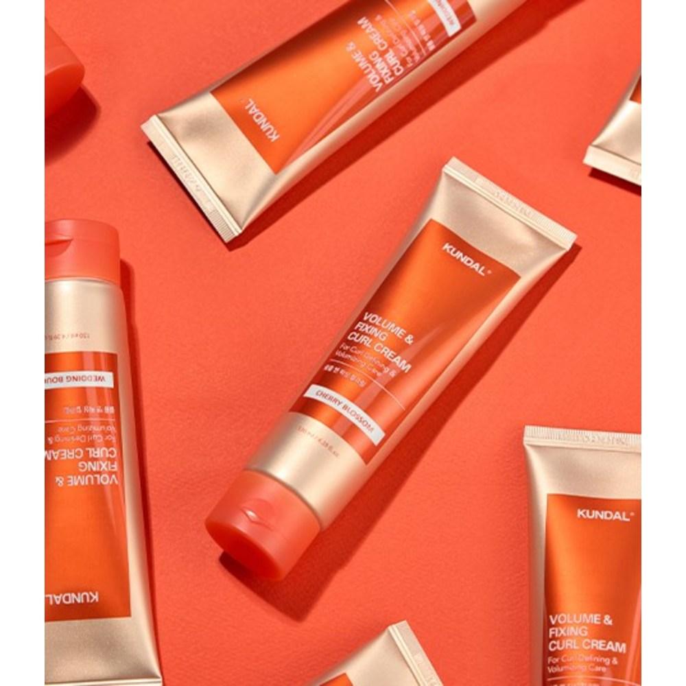 KUNDAL Крем для придания объема и фиксации локонов, 130 мл, 3 шт.