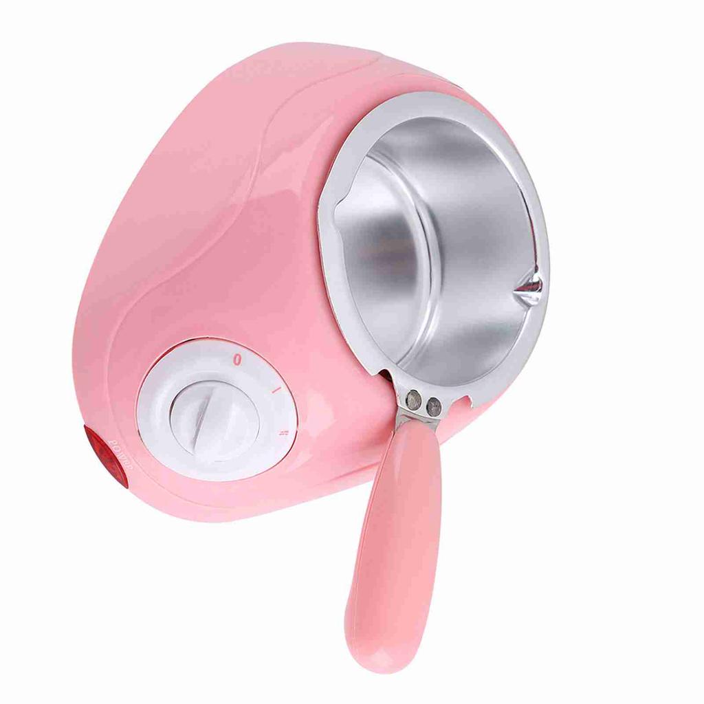 Electric Chocolate Melting Pot Melter NaMachine Kitchen Tool with Mould Set (Pink)