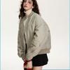 Versatile Winter Couple's Bomber Jacket with Stand-Up Collar