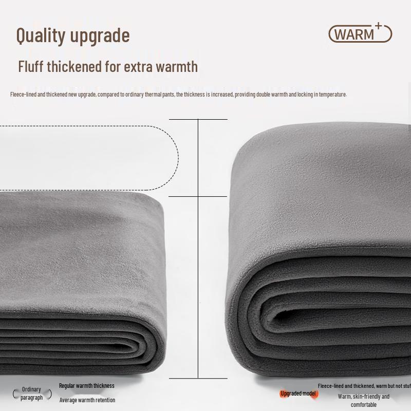 MINISO Men's Winter Fleece-Lined Casual Pants