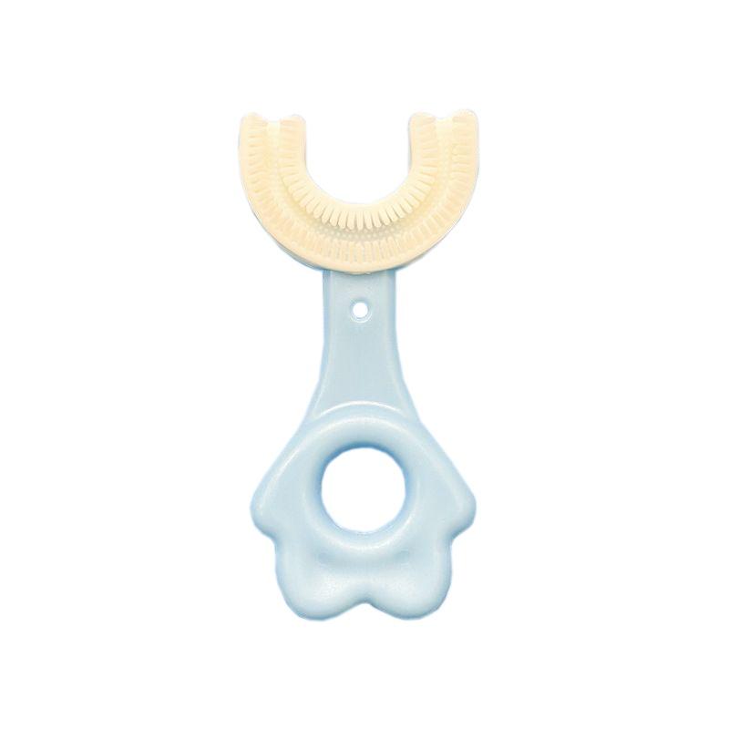 Силиконовая детская зубная щетка для младенцев и малышей с U-образным дизайном**