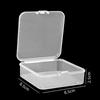 Pp Transparent Box Rectangular Flip Storage Box Square Packaging Case Round Blister Box Accessories Organizing Product Packag