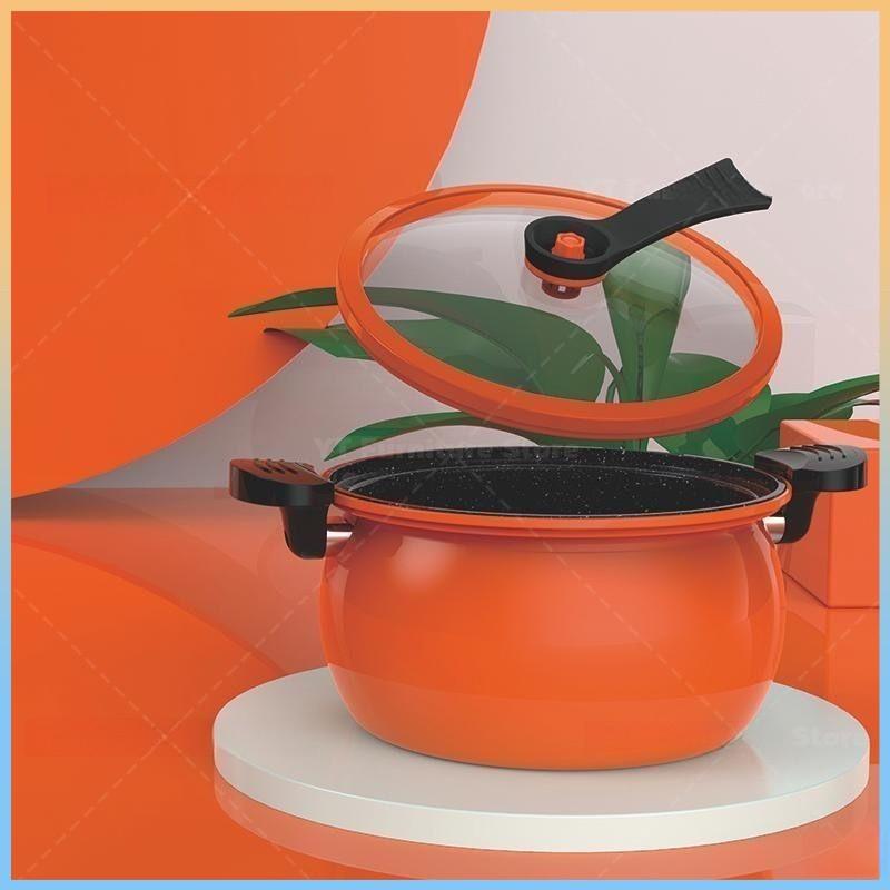 8L Non-Stick Micro Pressure Pot Multifunction Stew Cooking Soup Wok Home Multifunctional Wheat Rice Stone Stew Cooker