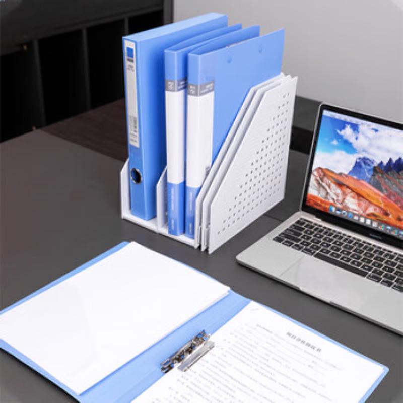 Deli A4 Metal Document Clip Folder