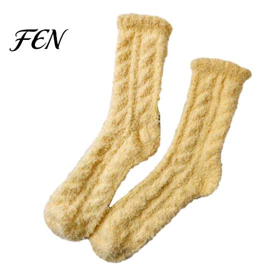 Plush Velvet Home Socks Thickened for Women, Thermal Sleep Socks, Coral Fleece Warm Cozy Indoor Floor Soft House Winter Autumn Cold Weather Lining