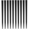 Nagao Set of Dishwasher SPS Commercial Made In Japan Chopsticks, 23cm, 10, Black, Safe, Resin, Use,