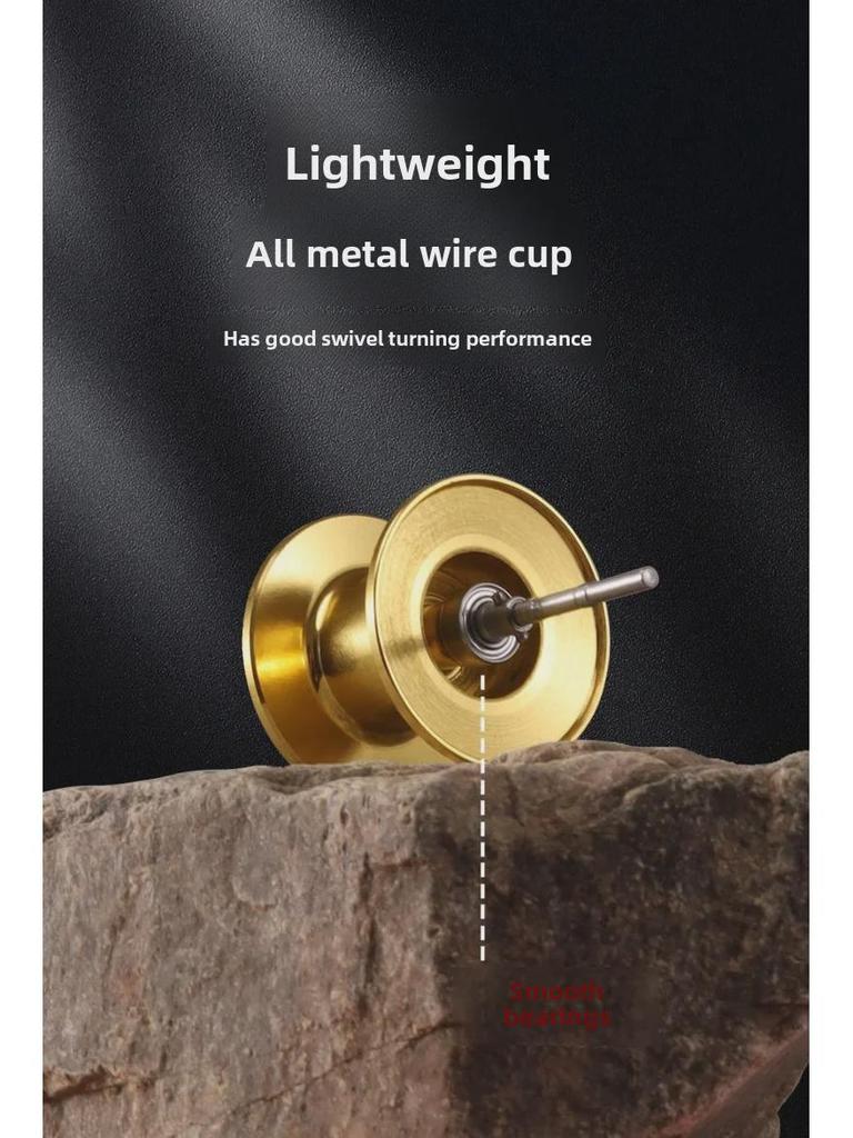 Red Fox Full Metal Long-Distance Casting Reel - Anti-Explosion Line, Big Creature Sea Fishing Lure, Strong Black Thunder Design