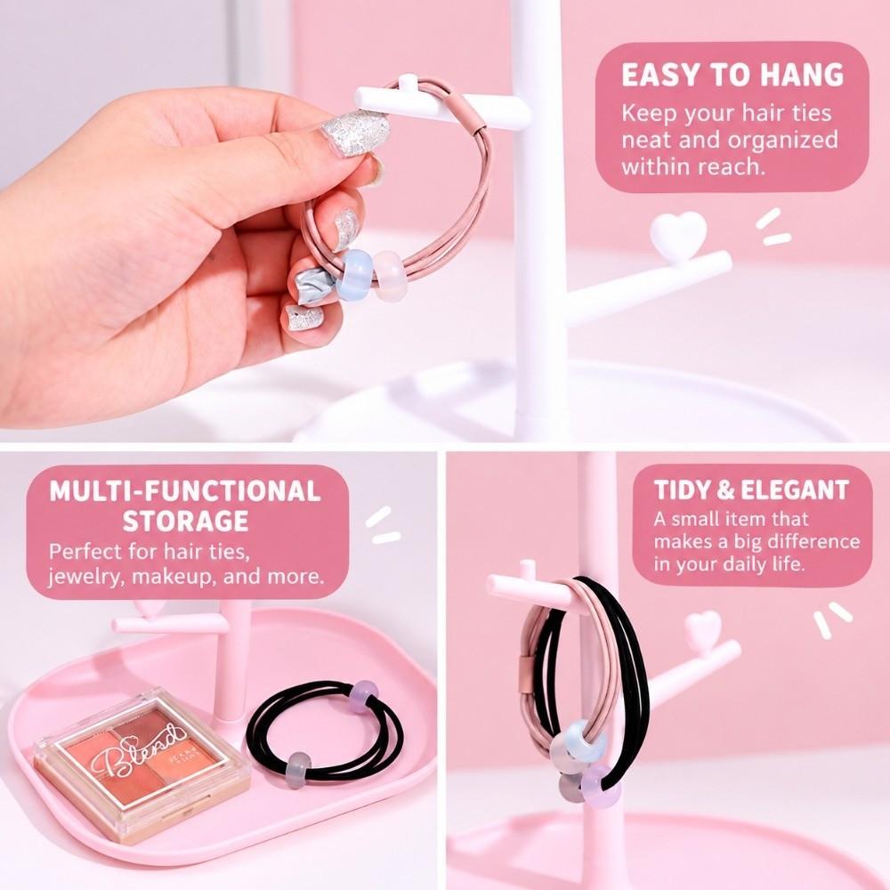 360°Rotation Vanity Mirror Cat Ear Desktop Mirror Kawaii Makeup Mirror