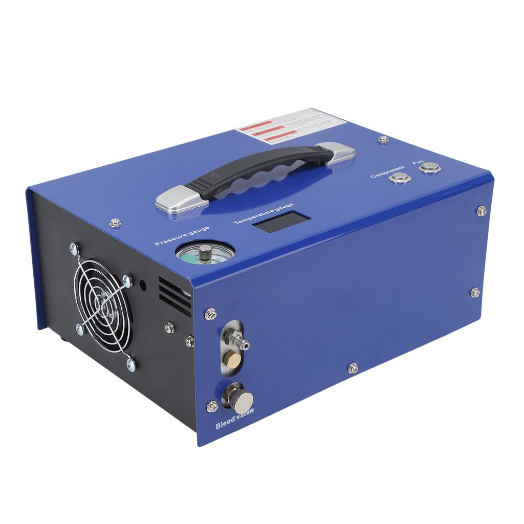 PCP Air Compressor Built in Transformer 4500Psi 30Mpa Automatic Stop High Pressure Compressor with 5 Filter Cotton US