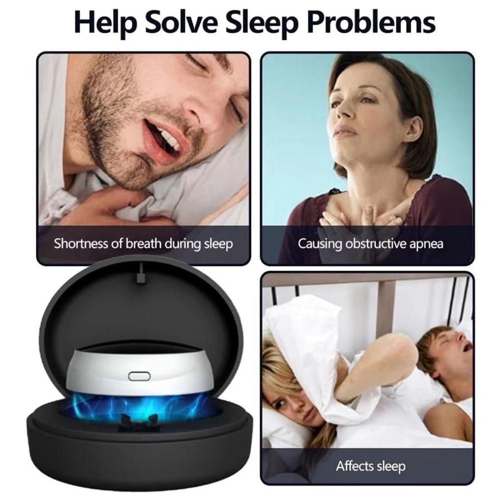 Dual-Pulse Stimulation Smart Anti-Snoring Device Intelligent Sleep Apnea Aid Good Sleep Assisted