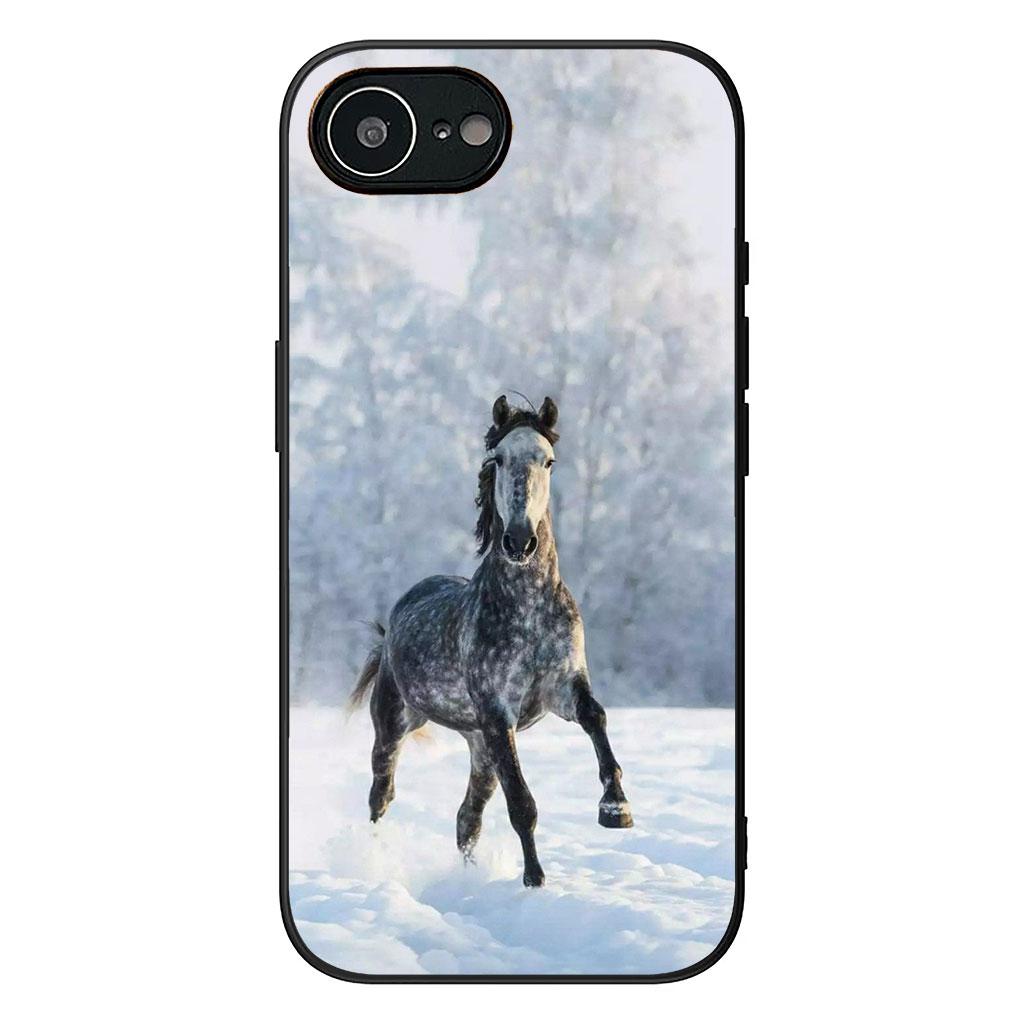 for Motorola Moto G54 G05 G24 G45 G55 G75 G85 G15 G57 G86 Power Edge 50 30 Ultra Fusion neo Pro Case Running Wild Horse Pets
