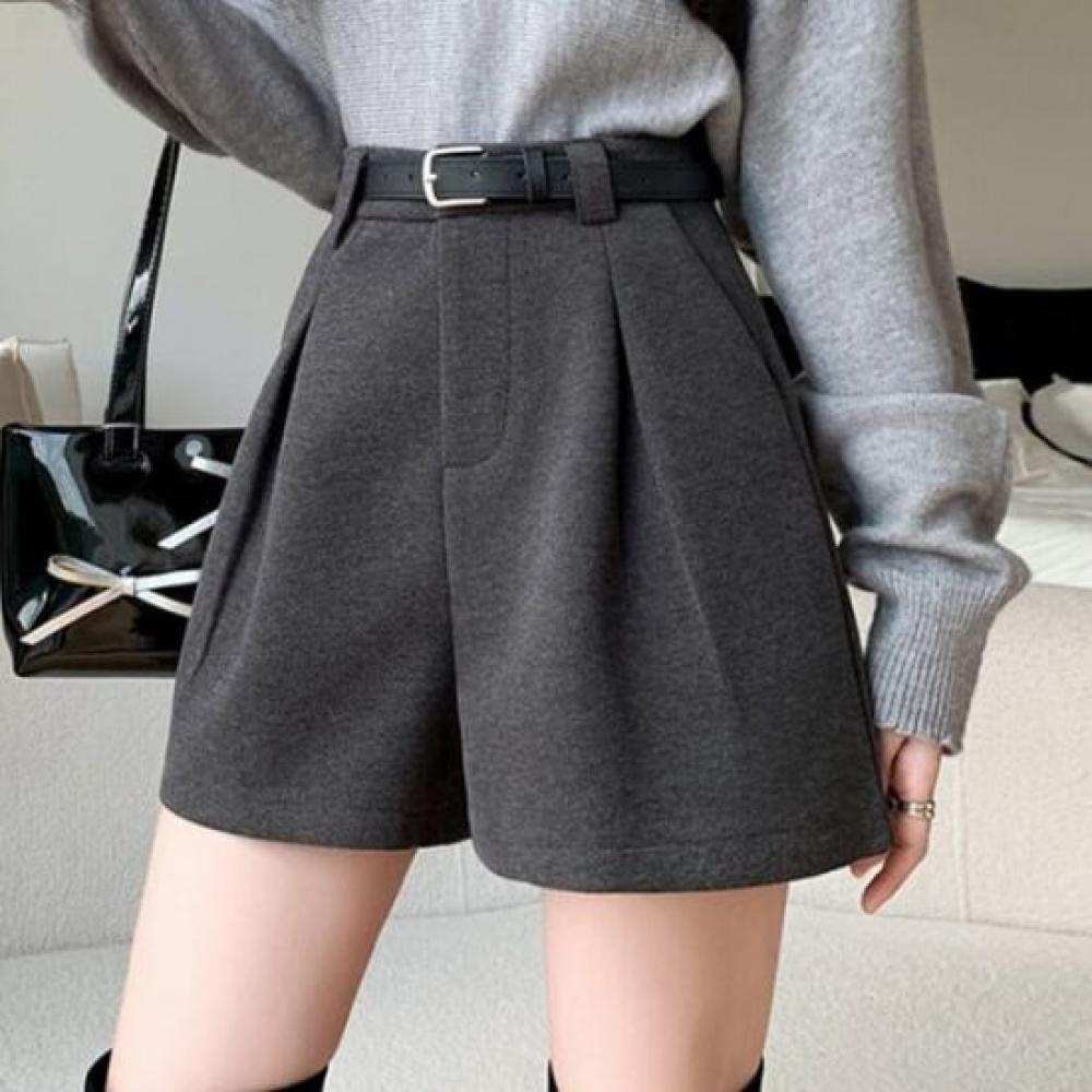 Navava Casual Wool Wide Shorts Np314