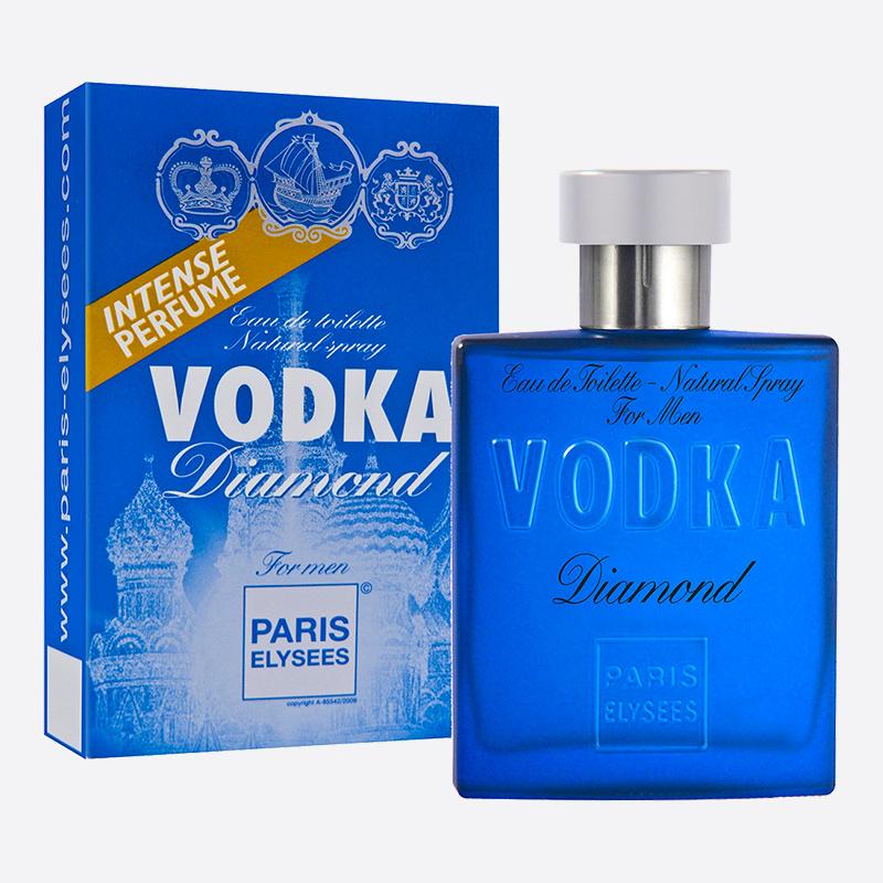 Vodka Diamond Fresh and Bright Floral Fragrance Eau De Toilette Natural Spray Pour Homme