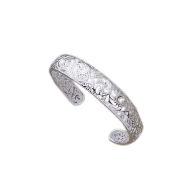 Женский браслет-манжета с открытием, украшение, ажурный, модная бижутерия, браслеты на день рождения для девушки, для помолвки, повседневный