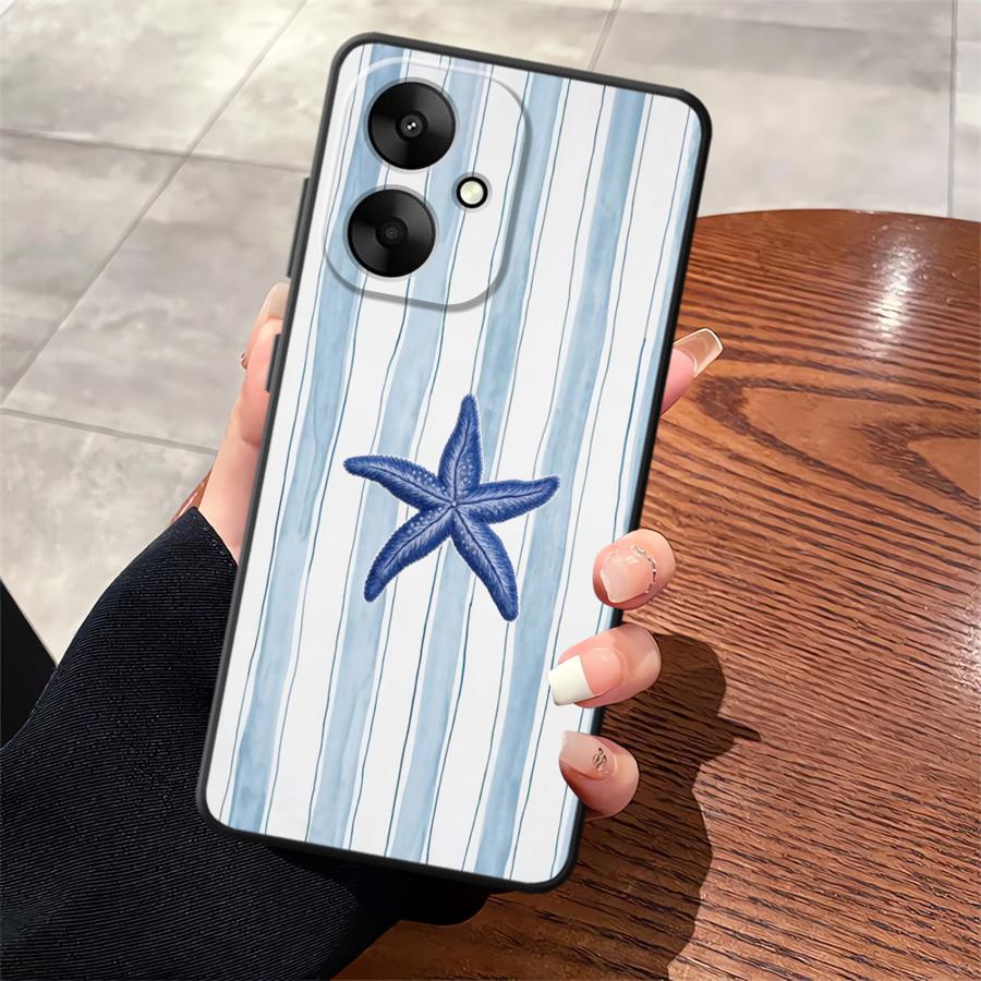 Чехол 'Морские Животные' для Xiaomi Redmi 9A 9C 12 A5 13C 10 K60 12C 9T K40 K50 Gaming A1 A2 Plus Мягкая Задняя Крышка Телефона