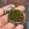 Lovely Moldavite Quartz Gemstone Handmade Jewelry 925 Sterling Silver Pendant