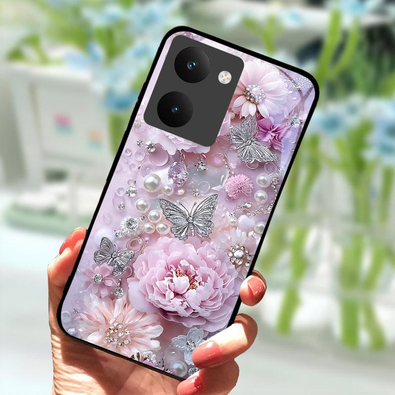Чехол для Realme P3 Ultra 5G Ударопрочный чехол Закаленное стекло Задняя крышка Бампер Для телефона Realme P3ultra 5G RMX5030 Чехол Coque