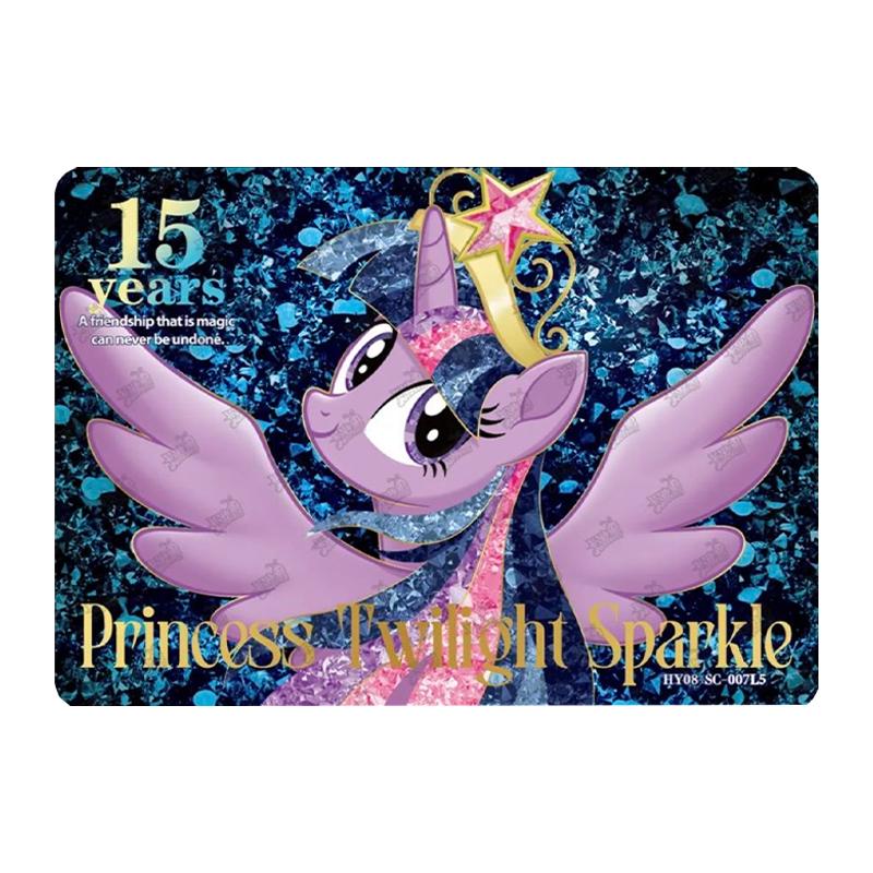 Genuine My Little Pony Card Friendship Eternal 6 7 8 Huiyue Series SC SLR SGR UR Cute Princess Anime Collectible Cards Toy
