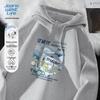 JEANSWEST LIFE Мужская толстовка с капюшоном и графическим принтом