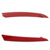 Pair of Red LED Rear Bumper Reflectors Brake Stop Lights for Seat Ibiza 4 IV 6J 5-Door 2008-2012 fits OEM  6J4945105 & 6J4945106