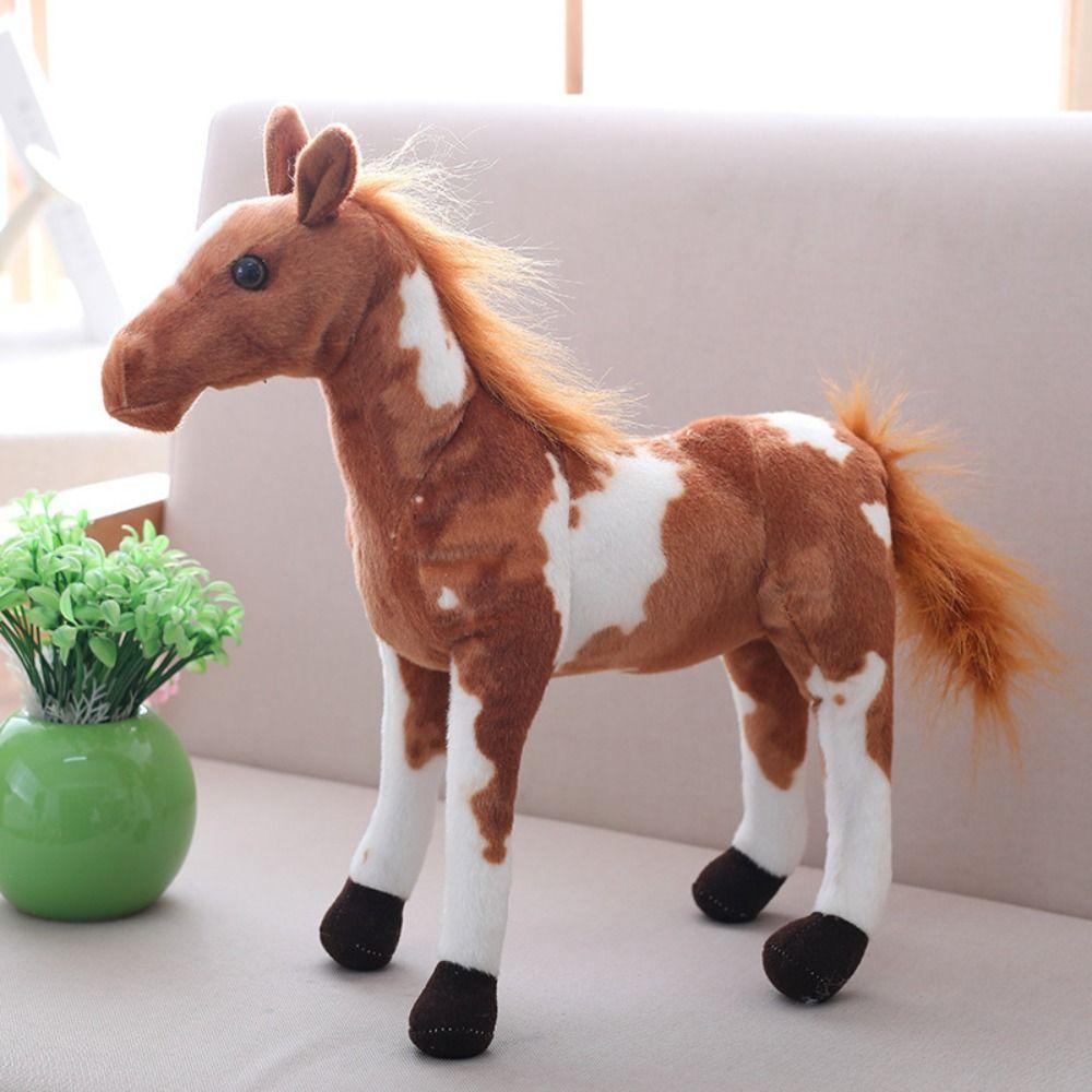 Simulation Horse Simulation Horse Plush Toys Simulation Horse Plush Doll Birthday Gift