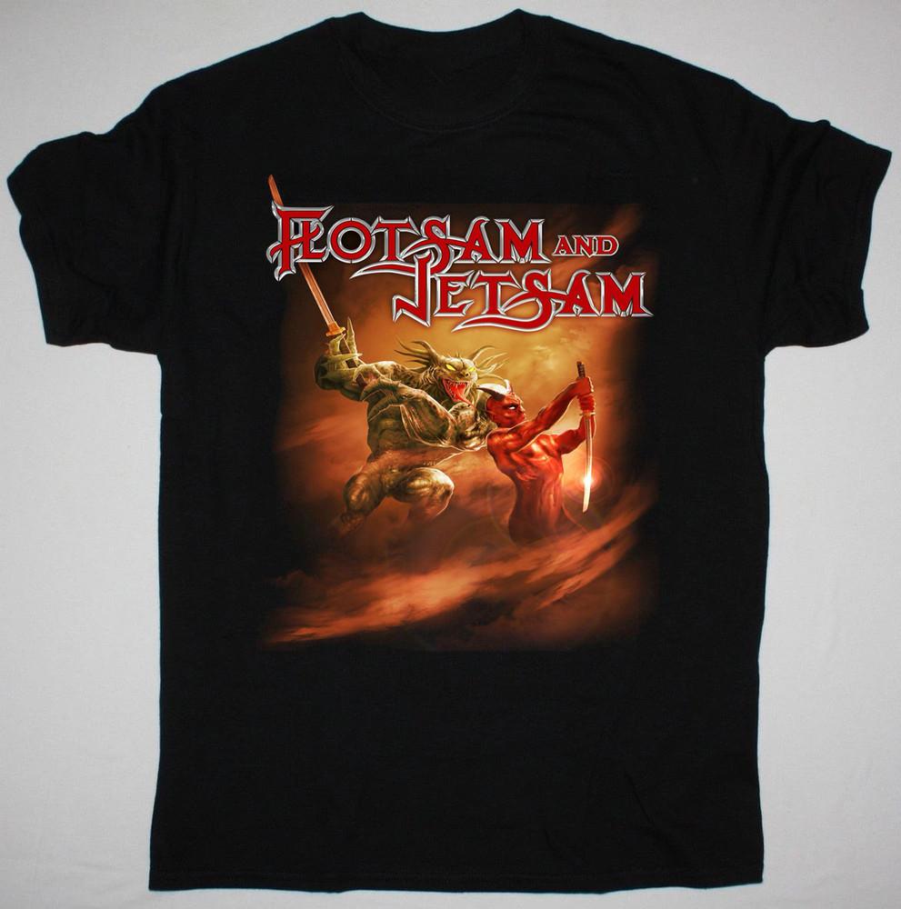 flotsam and jetsam band Cotton Black Men Women Full Size T1633 Unisex T-Shirt
