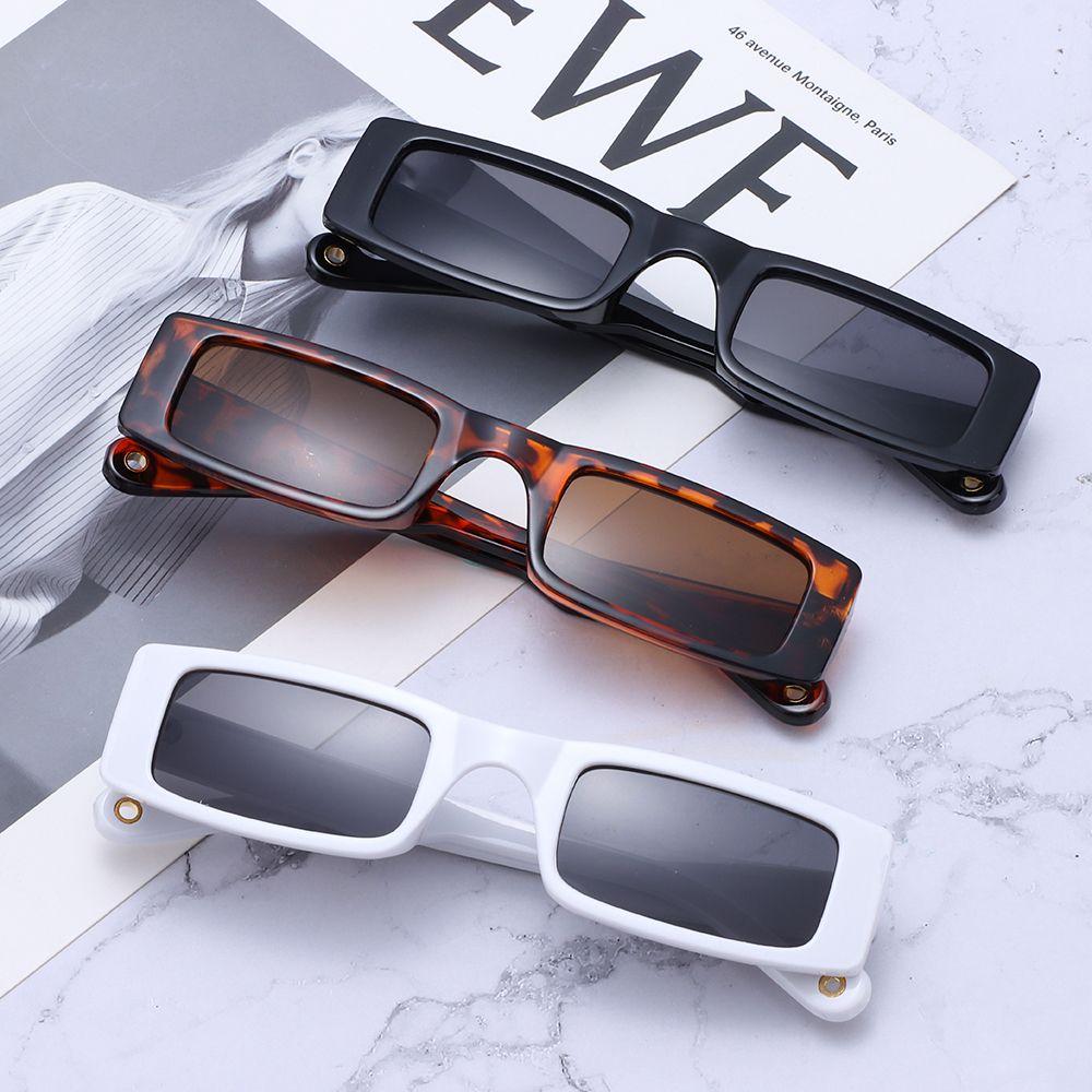 Retro Small Eyewear Sunglasses for Women Sun Glasses Rectangle Square Sunglasses