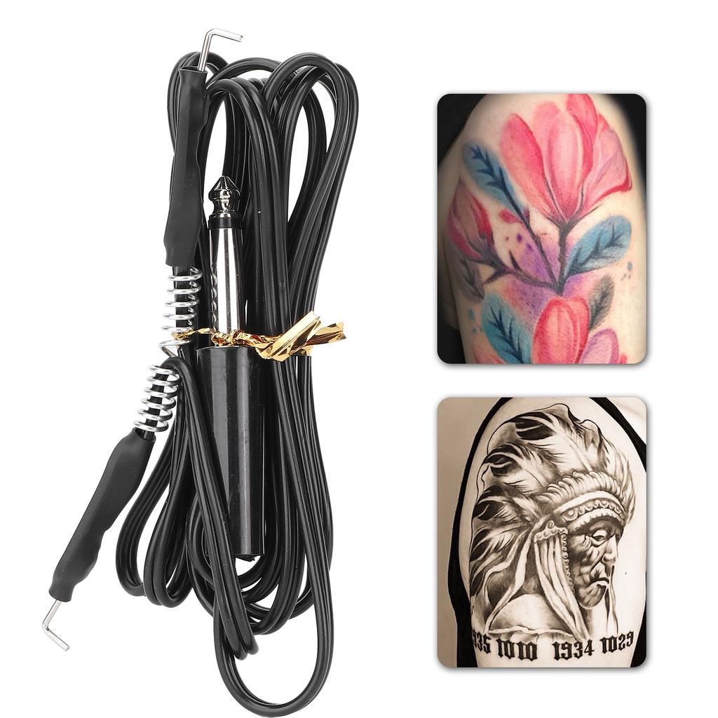 Силиконовый пружинный тату-клип-корд Портативная тату-машинка Соединительный шнур Аксессуары Черный