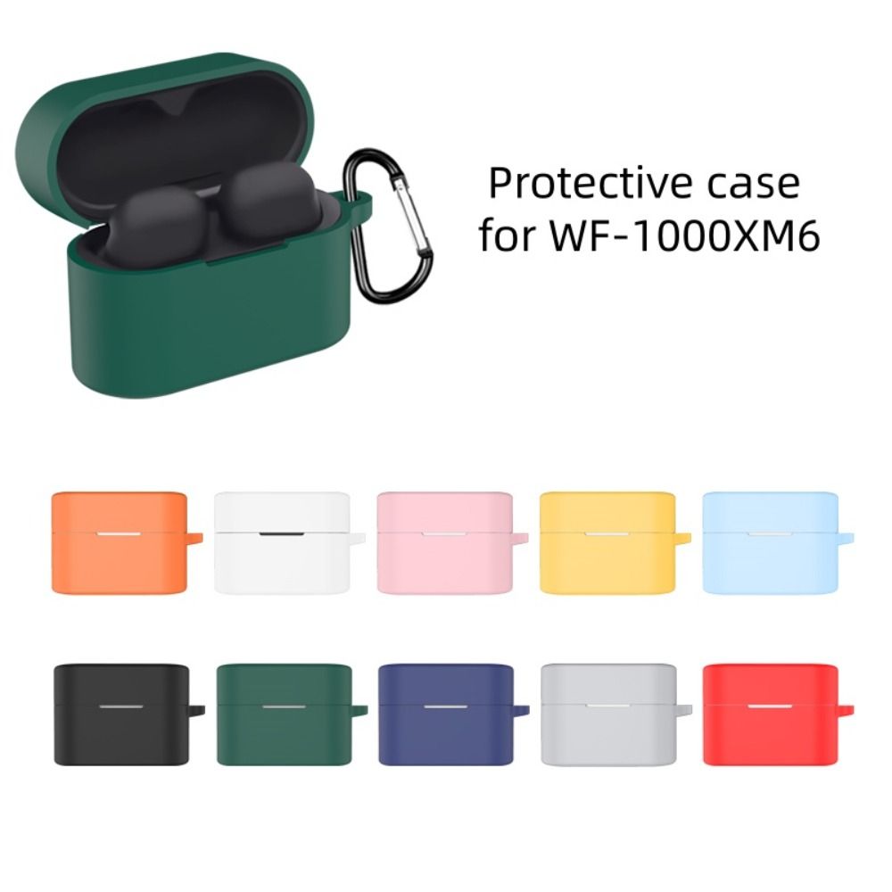 Противоударный чехол для наушников Силиконовые аксессуары для наушников-вкладышей Чехол для Bluetooth-наушников для Sony WF-1000XM6