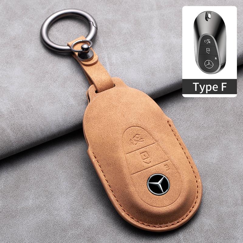 Car Key Case Cover For Mercedes Benz A C E S G Class GLC CLE CLA GLB GLS W177 W205 W213 W222 AMG W206 W223 S350 C260 C300 S400