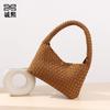 Сплетенные вручную женские сумки, корзины для овощей, дамские сумочки, ретро-модные сумки через плечо из нейлоновой ткани, модные повседневные сумки подмышкой.