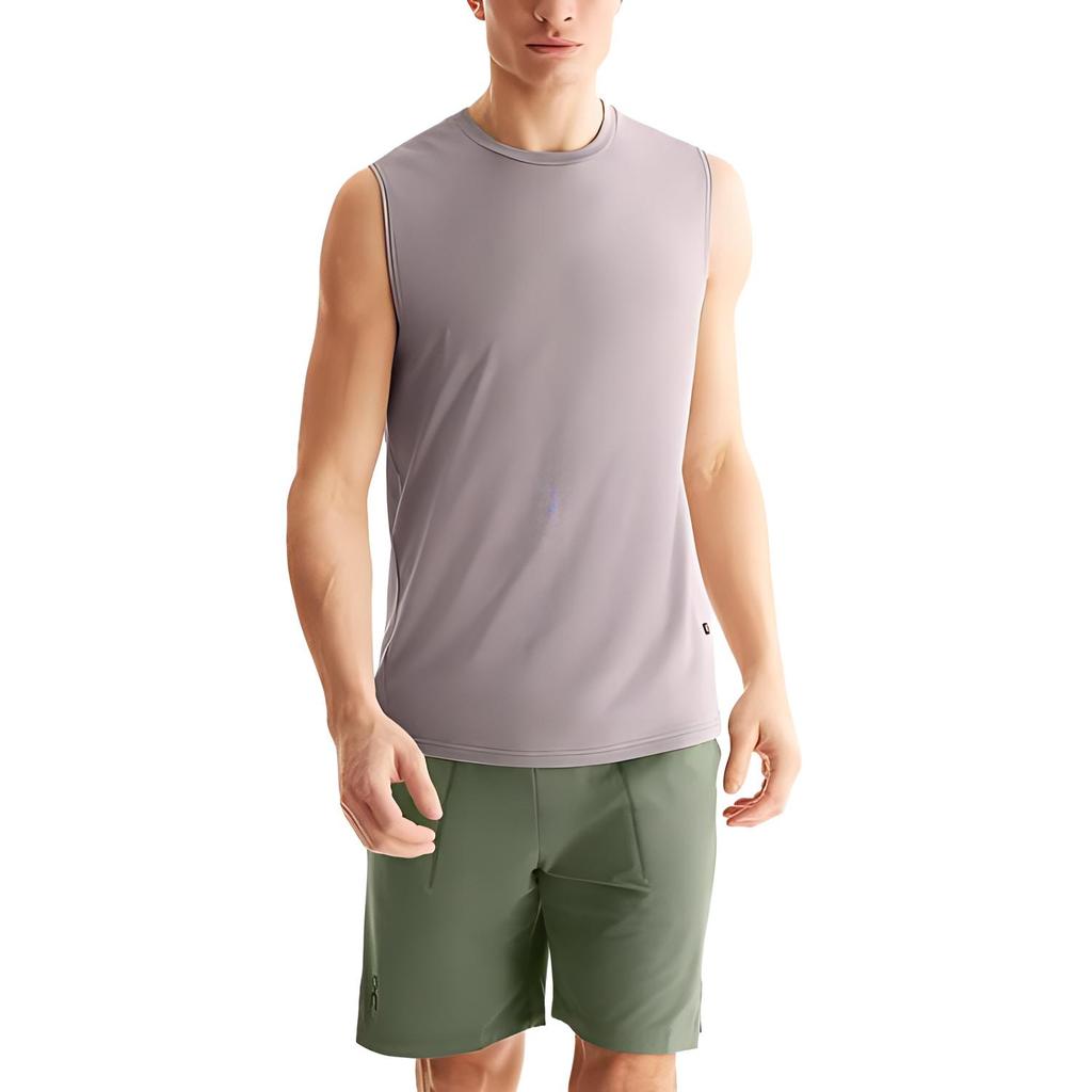 On Tank Tops Men's Zinc Gray Crew Neck Moderate Other 1MD30210585